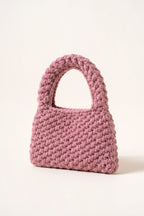 Wren Tote Bag in Old Pink — three-quarter view