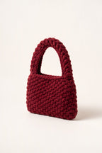 Wren Tote Bag in Red — three-quarter view