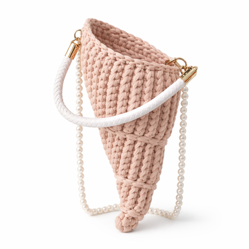 Lucille handbag in Light Pink — front view
