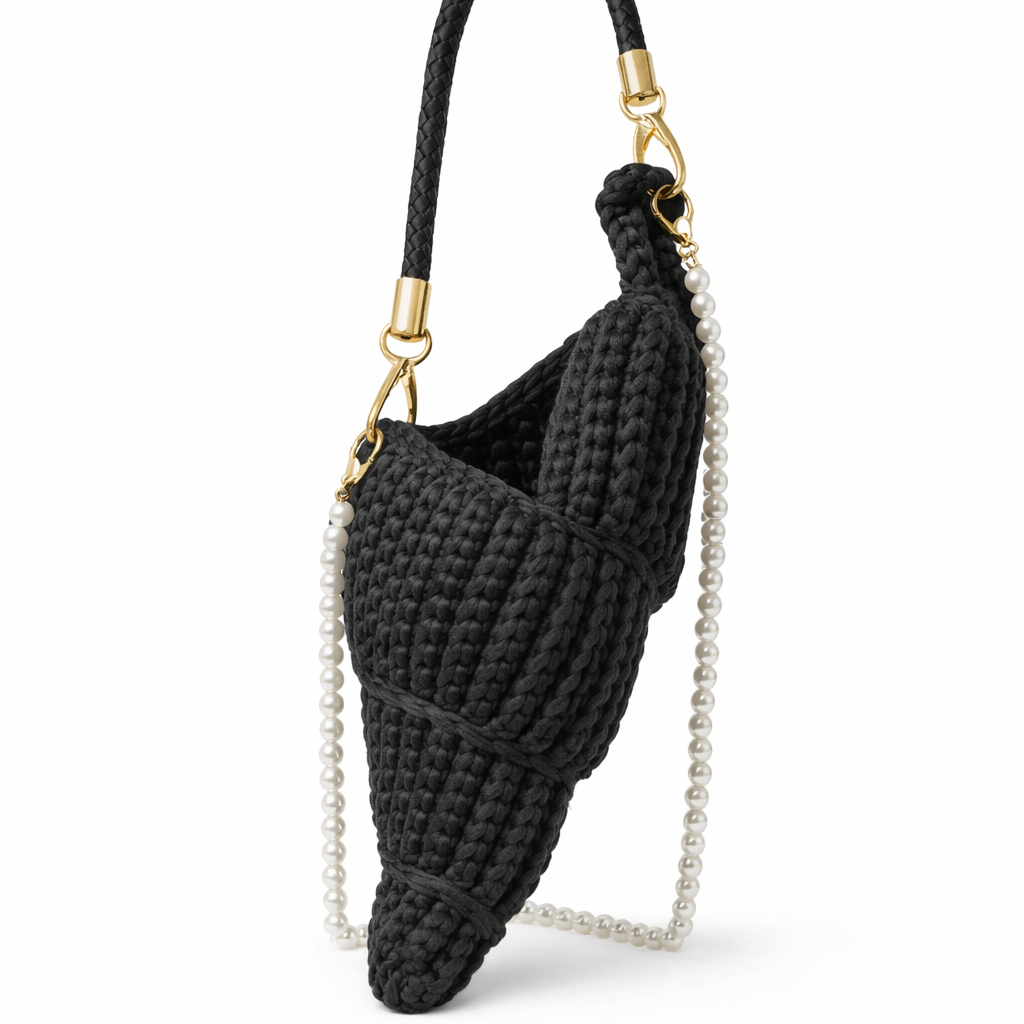Lucille handbag in Black — front view