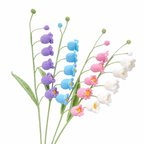 Crochet Lily of the Valley Stems in Blue — product view