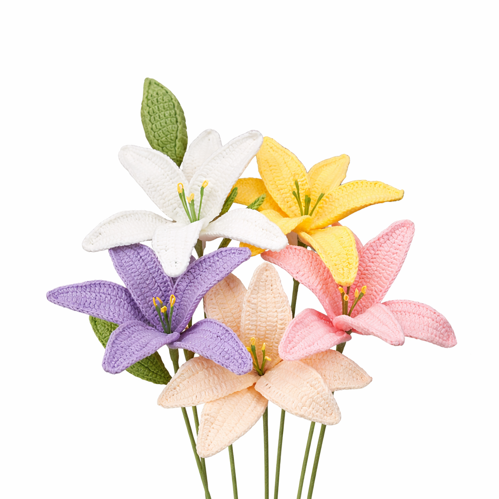 Crochet Lily in mixed colours — product view