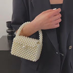 Iris Faux-Pearl Convertible Mini Bag