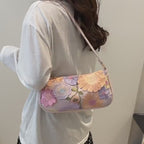 Primrose Pastel Floral Embroidery Shoulder Bag