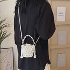 Isla Faux-Pearl Bucket Bag