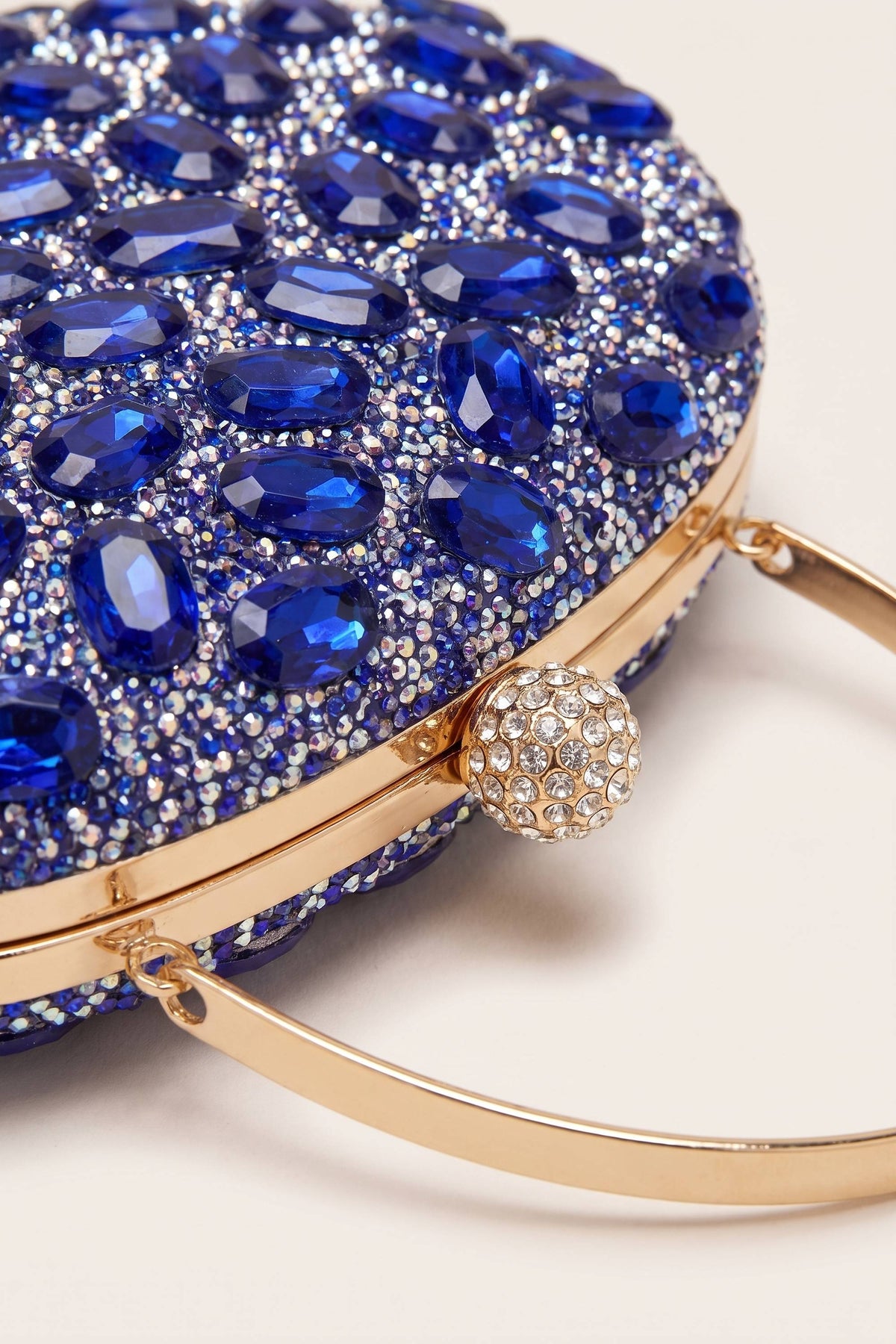 Seraphina Clutch in Blue — detail