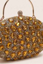 Seraphina Clutch in Gold — detail