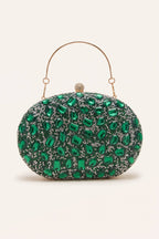 Seraphina Clutch in Green — front view