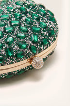 Seraphina Clutch in Green — detail