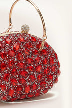 Seraphina Clutch in Red — detail